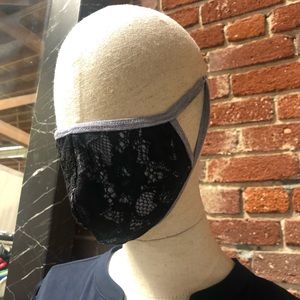 Handmade Lace Contrast Face Mask